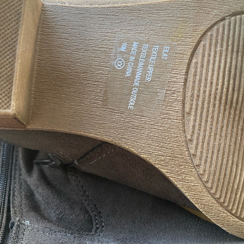 Pop booties with faux suede slouchy look Western - Picture 8 of 8